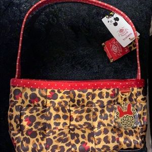 Harvey’s Minnie Leopard Baguette NWT